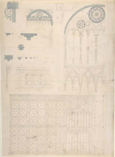 Tracery and Church Ornament, second half 19th century.