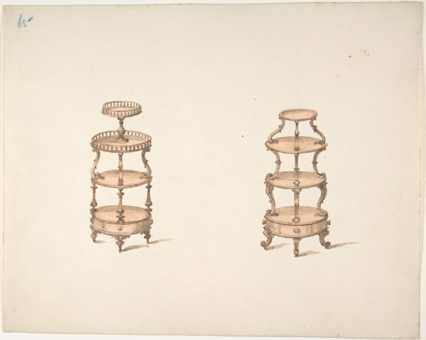 Two Whatnots, early 19th century.