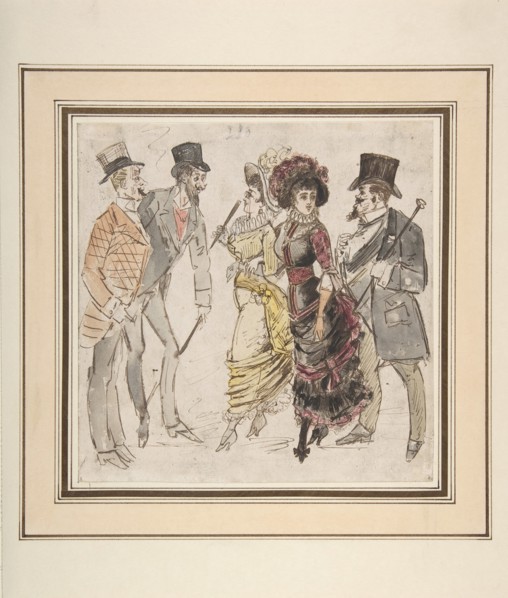 Designs for Costumes, 1875-80.