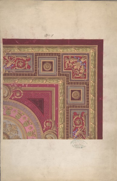 Design for a Carpet, 19th century.