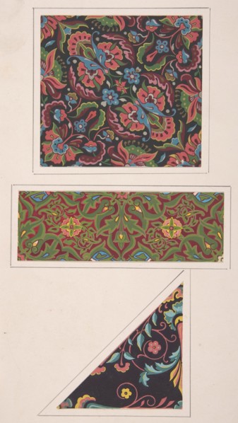 Design drawing, ca. 1883, based on earlier design.