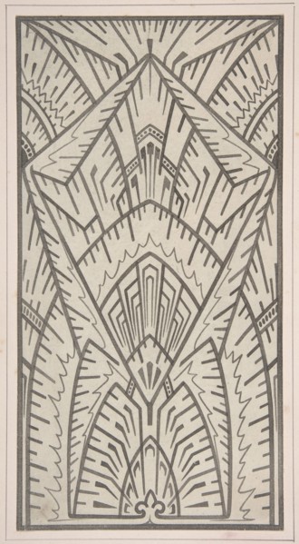 Design drawing, ca. 1883, based on earlier design.