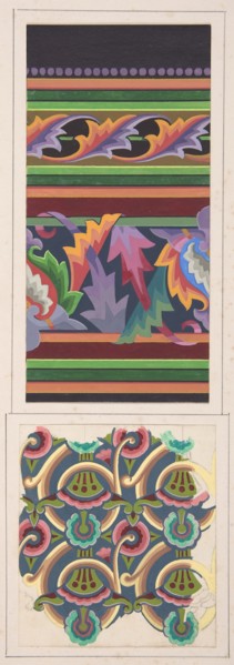 Design drawing, ca. 1883, based on earlier design.