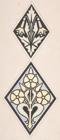 Design drawing, ca. 1883, based on earlier design.