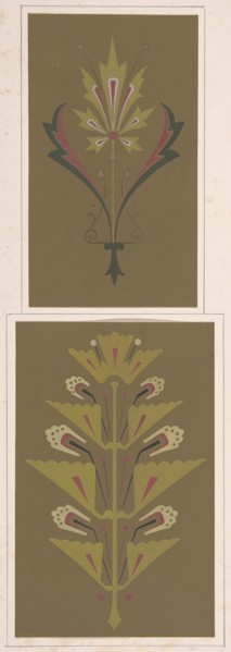 Design drawing, ca. 1883, based on earlier design.