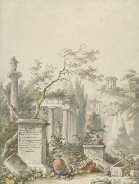 Design for a Frontispiece, 1782.