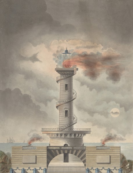 Design for a Lighthouse (Margate?), ca. 1815.