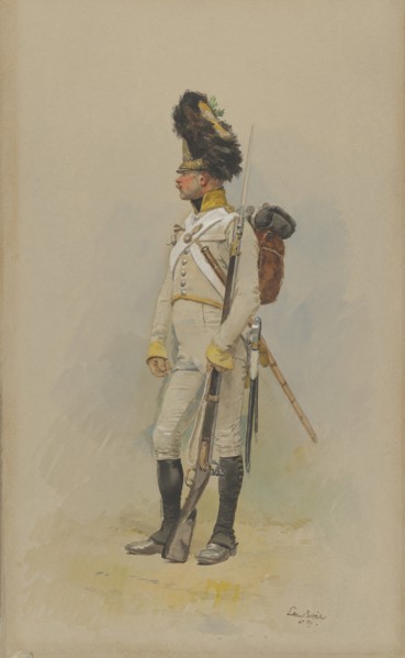 A Standing Grenadier of the Municipal Guard, 1891.