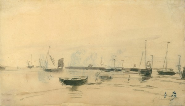 Marine Scene (recto), 1870-85.