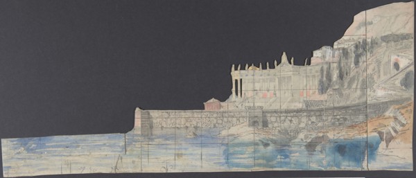 Design for a Stage Set at the Opéra, Paris, 1830-90.