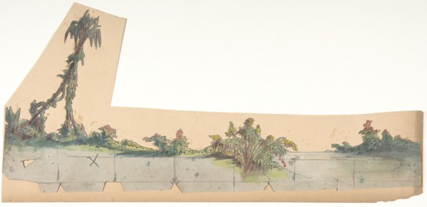 Design for a Stage Set at the Opéra, Paris, 1828-90.
