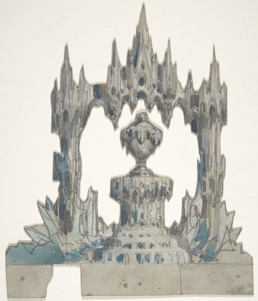 Design for a Stage Set at the Opéra, Paris, 1830-90.