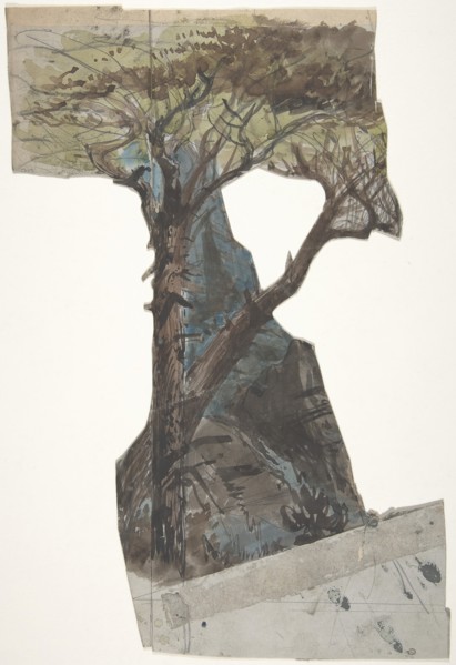 Design for a Stage Set at the Opéra, Paris, 1830-90.