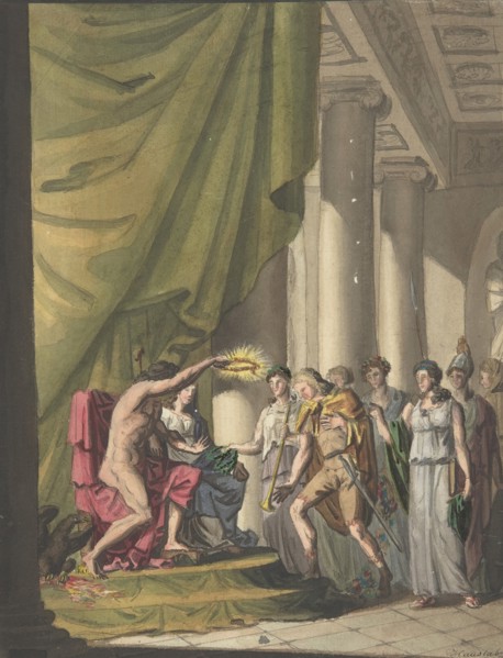 Allegory of Victory: Soldier Being Crowned by Laurels, ca. 1814.
