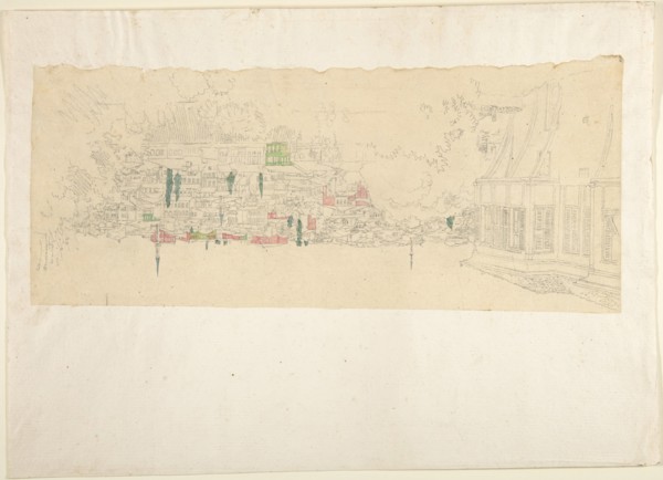 View of Town, 19th century.
