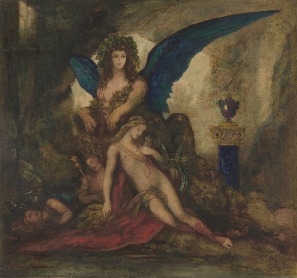 Sphinx in a Grotto (Poet, King and Warrior), 1840-98.