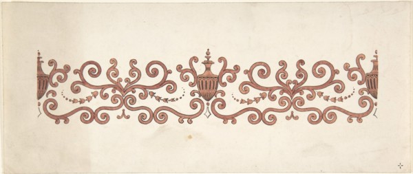 Design for Panel Decoration, 1828-40.