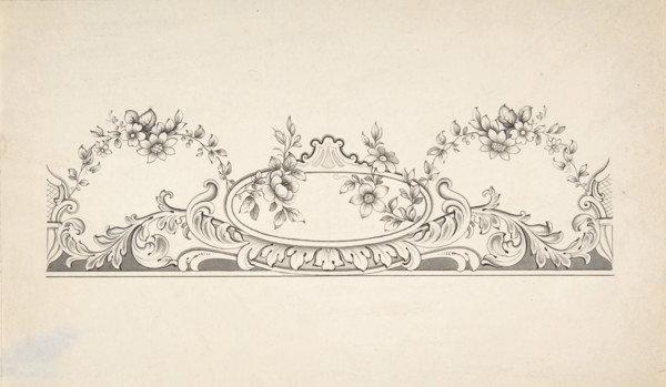 Design for Panel Decoration, 1828-40.