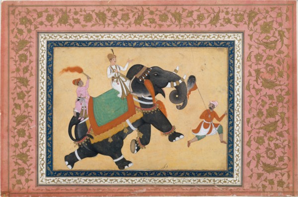 Prince Riding an Elephant, 16th-17th century.