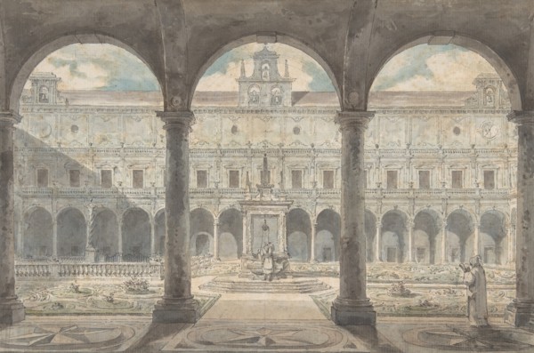 Cloister of the Certosa di San Martino, Naples, ca.1777-1779.