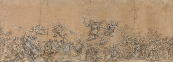 Study for Angels Sealing the Foreheads of the Children of Israel in Saint Peter's Basilica, 1652.