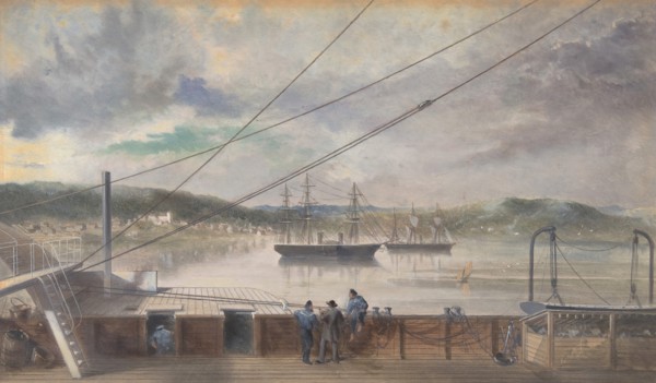 The Settlement and Church of Heart's Content, Newfoundland, 1866.