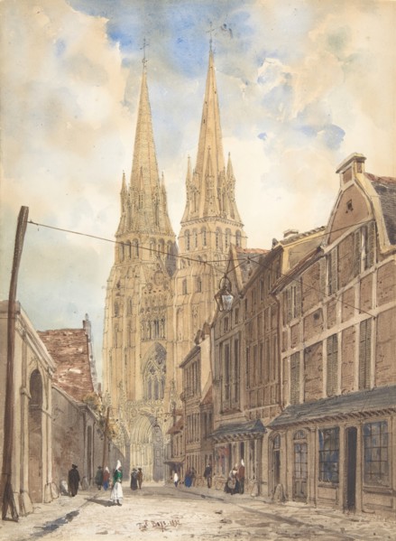 View of Bayeux, 1832.