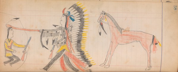 Maffet Ledger: Drawing, ca. 1874-81.