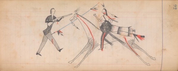 Maffet Ledger: Drawing, ca. 1874-81.