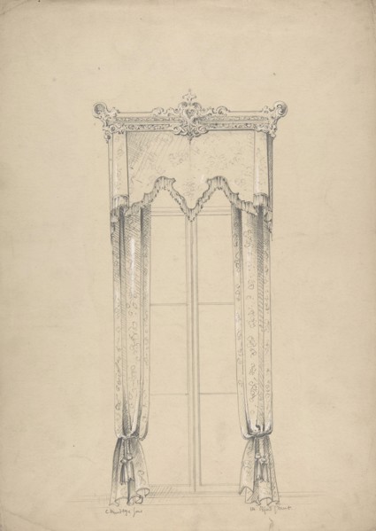 Design for Curtains, 1841-84.