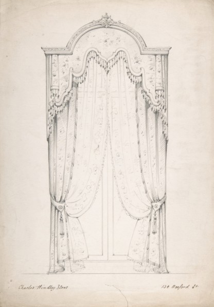 Design for Curtains, 1841-84.