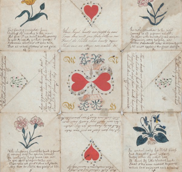 Valentine: Puzzle Purse, 1826.