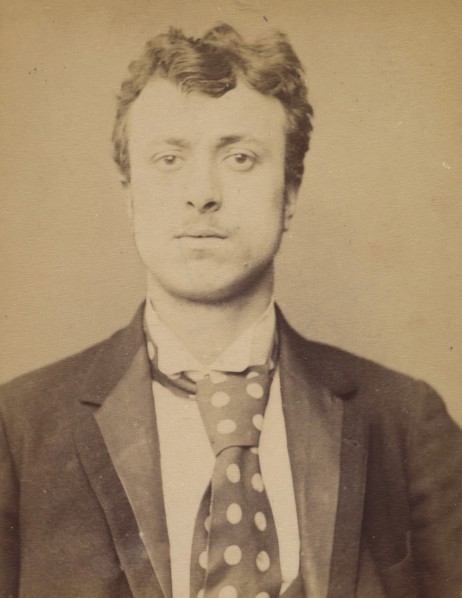 Bedei. Hercule. 21 ans, né à Sorli (Italie). Tailleur d'habits. Anarchiste. 1/3/94., 1894.