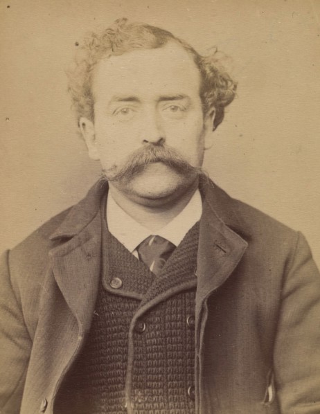 Ber(h)nard. Victor. 43 ans, né à Paris. Coupeur. Anarchiste. Fiché le 28/2/94., 1894.