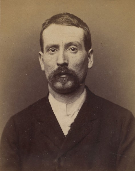 Guénant. Louis, Désiré. 31 ans, né à Paris XVIIIe. Comptable. Anarchiste. 2/3/94., 1894.