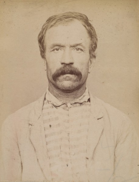 Galau (ou Gallot). Louis. 53 ans, né à Meriziès (Tarn). Charron. Anarchiste. 21/8/93., 1893.