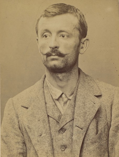 Pernin. François. 34 ans, né le 11/1/60 au Creuzot (Saône-et-Loire). Forgeron. Anarchiste. 2/7/94., 1894.