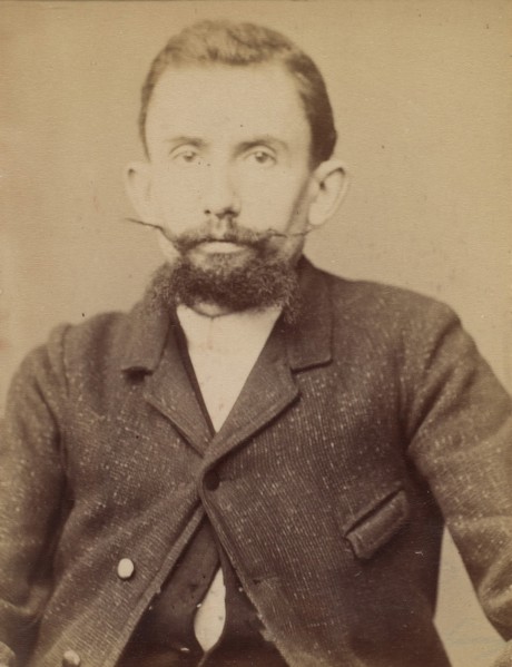 Etiévant. Henri, Achille. 32 ans, né à Flammanville (Manche). Typographe. Anarchiste. 4/3/94., 1894.