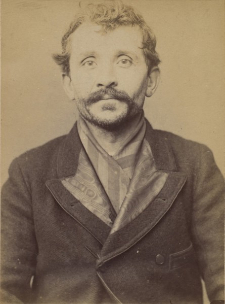 François dit Francis. 38 ans, né le 3/12/55 à Reims (Marne). ébéniste. Anarchiste. 5/3/94., 1894.