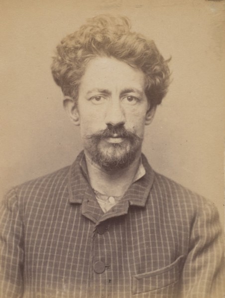 Grugeau. Alfred, Alphonse. 26 ans, né à Tours (Indre & Loire). Cordonnier. Anarchiste. 9/3/94. , 1894.