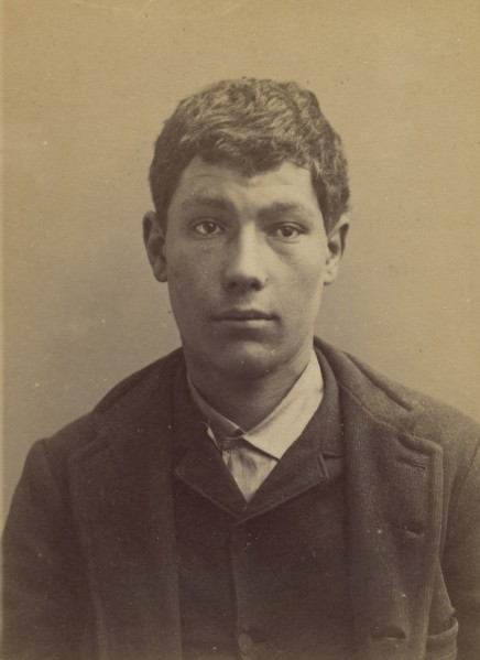 Galau. Charles. 18 ans, né à Nogent s/Marne (Seine). Charron. Cris séditieux. Anarchiste. 21/2/91. , 1891.