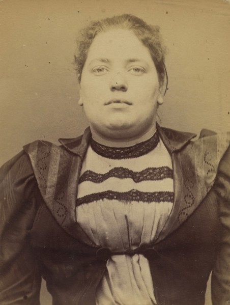 Borreman. Léontine, Eugénie. 23 ans, née à Paris le 25/12/70. Papetière. Anarchiste. 13/3/94. , 1894.