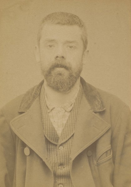 309. Ochart. Alphonse. 37 ans, né le 24/1/56 à Asbruch (Nord). Fabricant de chaussures. Anarchiste. 22/1/94. , 1894.
