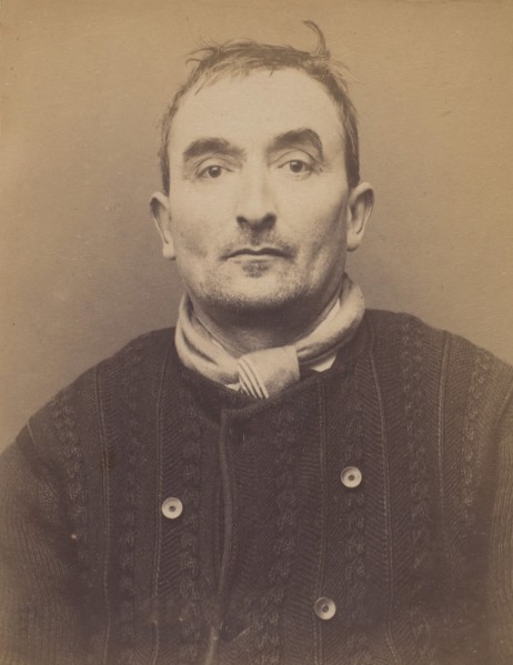 Gaillard. Pierre, Auguste. 47 ans, né à Foulanges (Cantal). Employé de commerce. Anarchiste. 15/3/94. , 1894.
