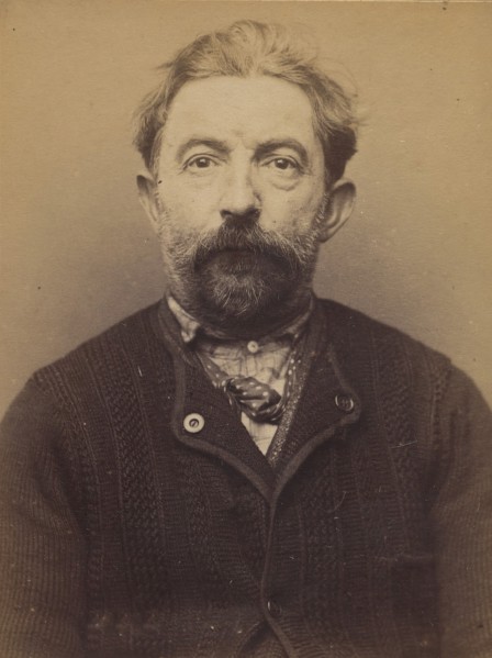 Baben. Hyppolyte, Antoine. 49 ans, né à St Sermain (Aveyron). Serrurier. Anarchiste. 9/3/94., 1894.