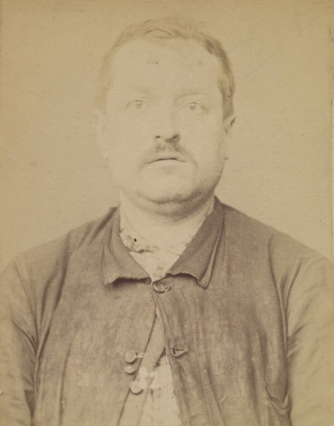 D'Auby. Henri. 48 (ou 49) ans, né à Montmédy (Meuse). Menuisier. Anarchiste. 28/2/94., 1894.