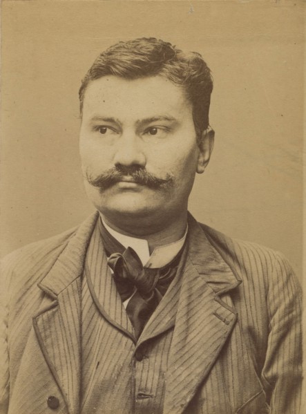 Bossard. Célestin. 33 ans, né le 5/3/61 à Gonbretière (Vendée). Cordonnier. Anarchiste. 2/7/94, 1894.