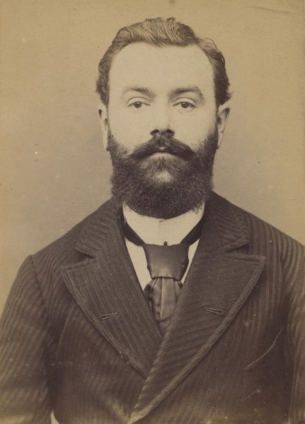Bresson. Eugène, Marie. 30 ans, né le 4/7/63 à Chaumont (Haute-Marne). Avocat. Anarchiste. 20/1/94. , 1894.