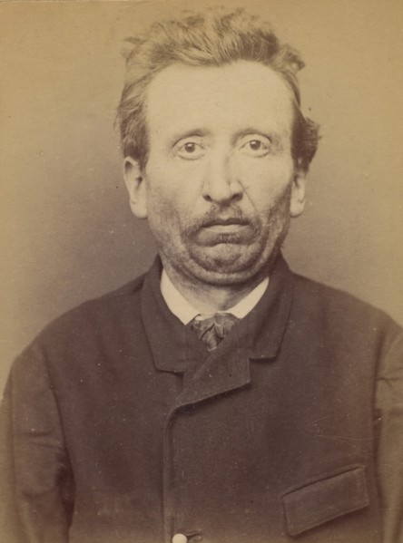 Jacot. Charles, émile. 36 ans, né à Allenjoie (Doubs). Colporteur Anarchiste. 8/3/94., 1894.