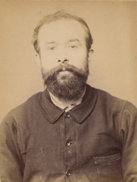 Leballeur. Jules, Léon. 29 (ou 30) ans, né à Rouissé Jassée (Sarthe). Cordonnier. Anarchiste. 1/3/94. , 1894.